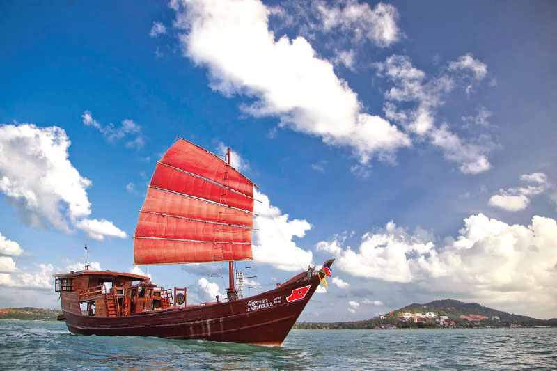 Chantara Pirate Junk Boat Samui