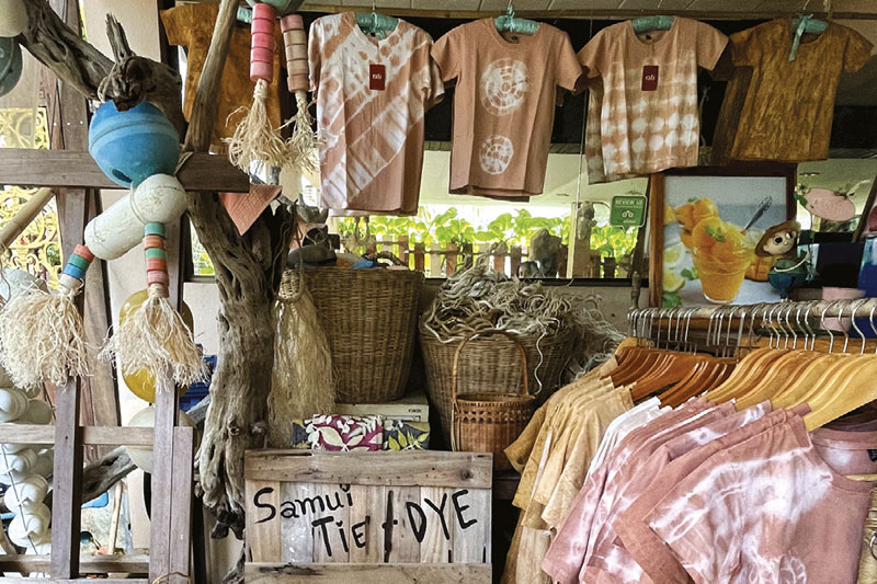 SAMUI NATURAL TIE-DYE WORKSHOP AT MEEWAYA HOTEL