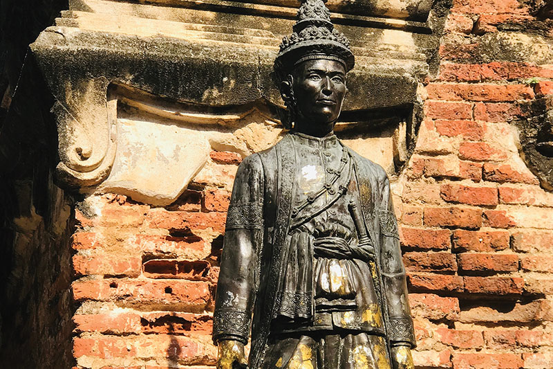 King Narai statue at King Narai’s Palace