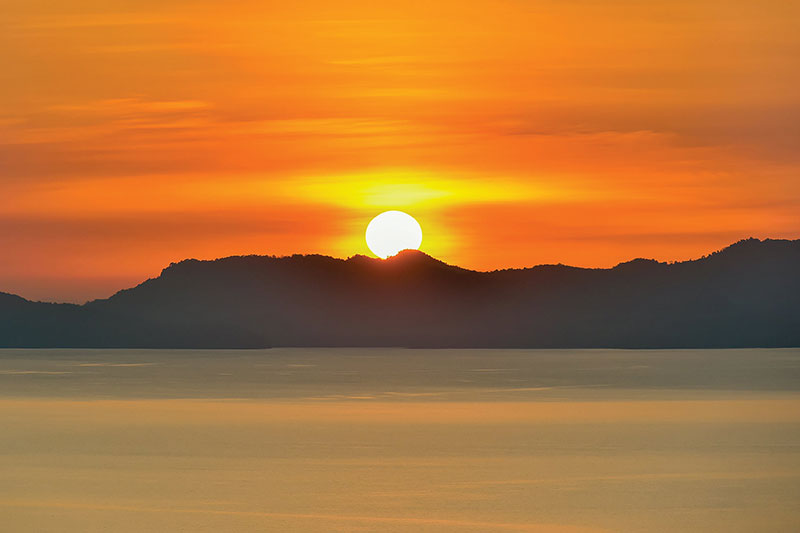 Phang Nga’s Peak Sunset