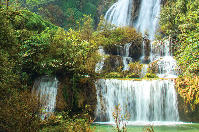 Thi Lo Su Waterfall in Umphang district, Tak province