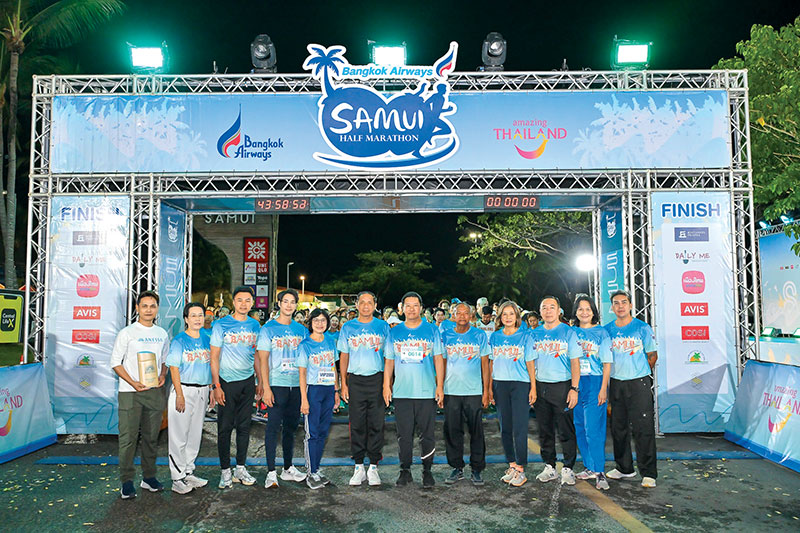 BANGKOK AIRWAYS KICKS OFF ‘BOUTIQUE SERIES 2024’ WITH SAMUI HALF MARATHON