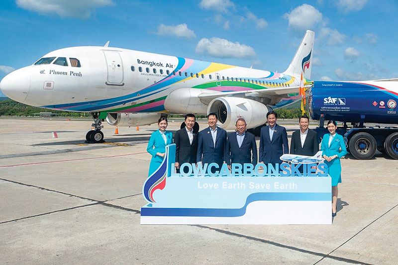 BANGKOK AIRWAYS AND PTTOR LAUNCH ‘LOW CARBON SKIES’