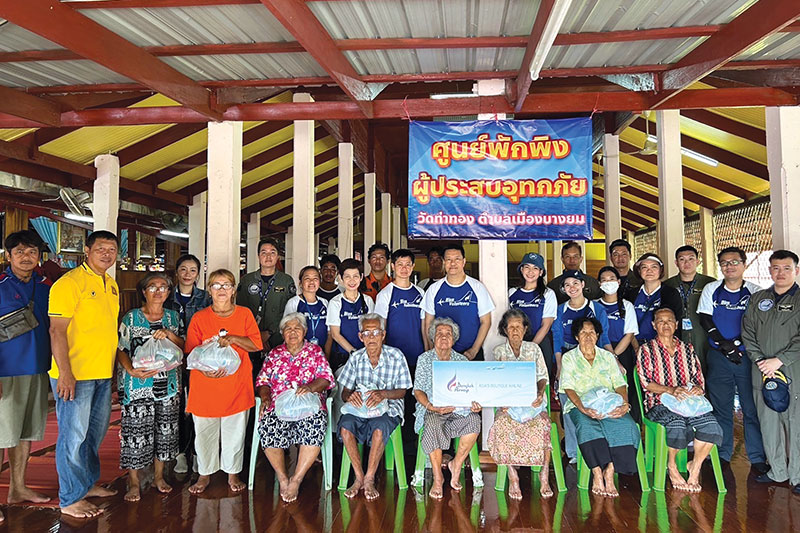 Blue Volunteers Sukhothai Bangkok Airways