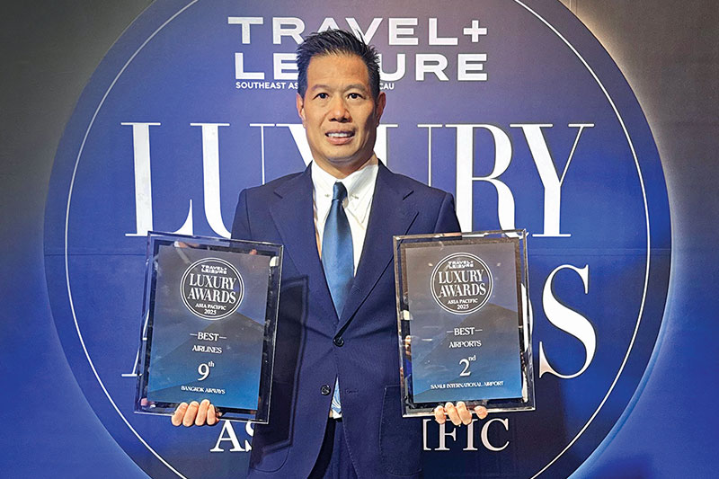Bangkok Airways, Samui Airport Honoured in Travel + Leisure Southeast Asia