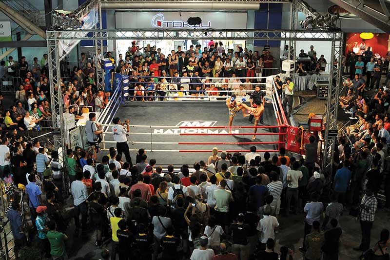 Amateur Muay Thai fighters