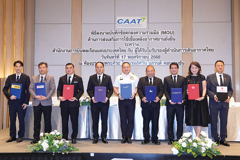 Bangkok Ariways Signs MOU for Sustainable Thai Aviation