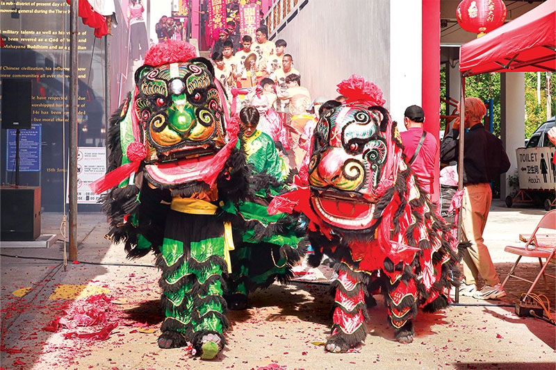 tiger dancing, guan yu