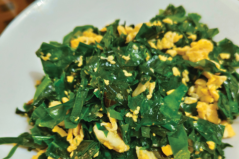 Bai Liang stir-fried with egg