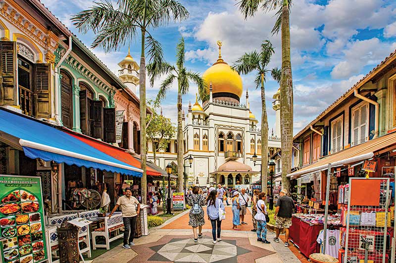 Sultan Mosque stands as Kampong Glam’s spiritual heart