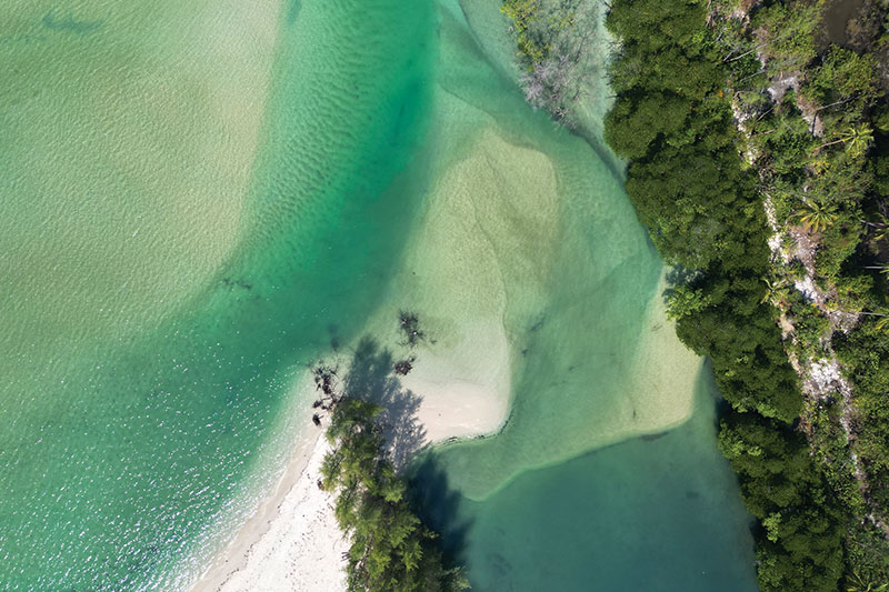 A bird’s-eye view of Ban Chuen Beach