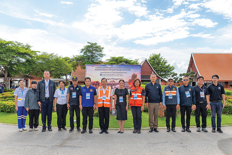 Sukhothai Airport and Bangkok Airways Reinforce Safety with Emergency Drill